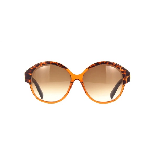 CELINE SPOTTED HAVANA MAILLON TRIOMPHE CL40154I SUNGLASSES - Picture 3 of 9